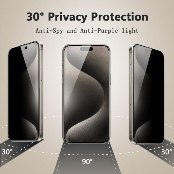 2.5D Privacy Tempered Glass