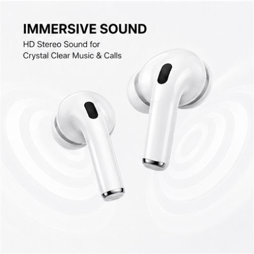 Split-3.jpg UC Urban Case UC Pods 2nd Generation TWS Earbuds | Bluetooth 5.3 | Type-C Fast Charging | 48 Hours Playback | ENC Stereo Sound | Touch Control | White