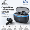 grid-piece-1-1-15.png UC Urban Case Crystal Pro True Wireless Earbuds | Bluetooth 5.3 | 40H Battery Backup | HD Stereo Sound | Smart Touch Control | Crystal Grey