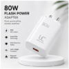 UC Urban Case 80W Flash Power Adapter | USB-A Fast Charger | SuperVOOC, Flash Charge & QC Support | Compact Fast Charging Wall Adapter | White