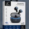 grid-piece-1-2-15.png UC Urban Case Crystal Pro True Wireless Earbuds | Bluetooth 5.3 | 40H Battery Backup | HD Stereo Sound | Smart Touch Control | Crystal Grey