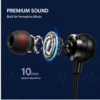 UC Urban Case UBT-12 Wireless Bluetooth Neckband Earphones | 100H Playback | Bluetooth 5.4 | USB Type-C Fast Charging | Magnetic Earbuds | Black